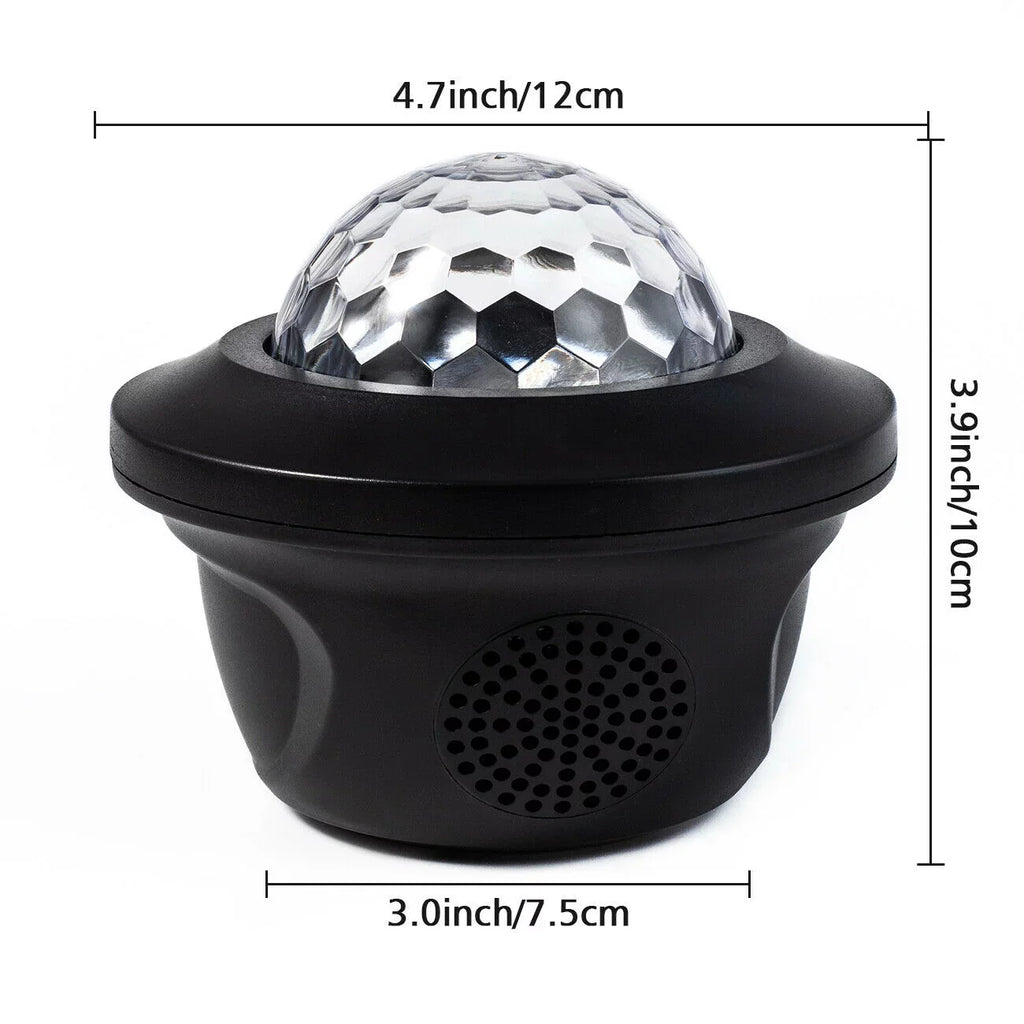 Bluetooth Speaker RGB LED Stage Light Strobe Disco Party DJ Ball Lamp W/ Remote