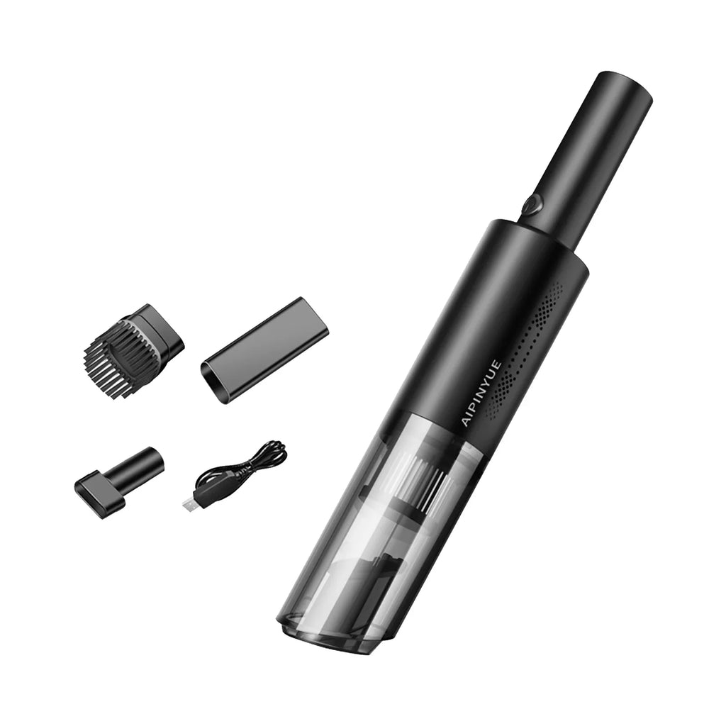 moobody Vacuum Cleaner, 120W Handheld Cleaner, 6000Pa Powerful Suction, USB Powered with HEPA Filter for Cleaning Hair Dust Gravel in Home Office