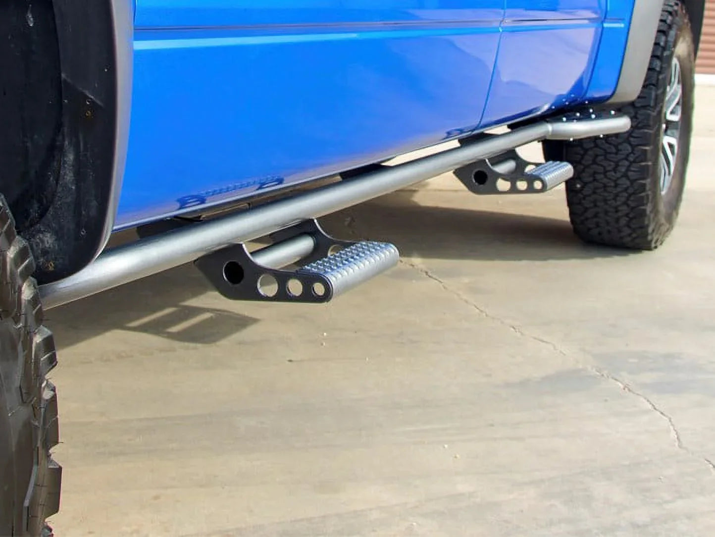 N-Fab by RealTruck Rkr Rails | Textured Black | T074Rkrqc | Compatible with 2007-2021 Toyota Tundra Double Cab All Beds, SRW Gas