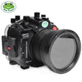 Seafrogs 40M/130FT Underwater Camera Housing for  A7R IV Compatible with  28-70mm 16-35mm F4 24-70mm F4 24mm F1.4 GM 50mm F1.8 85mm F1.8 Lens-Black