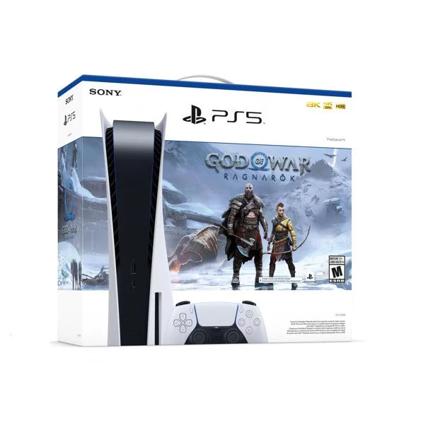 PlayStation_PS5 Gaming Console (Disc Version) with God of War(GOW) Ragnark Bundle and Ptech controller pLatitudee