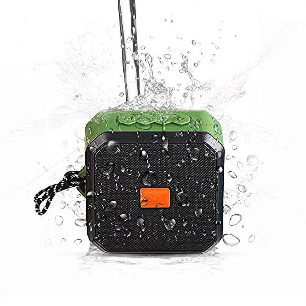 IPX7 Speaker Works with  Galaxy A72 4G/5G/A32 5G/A52 5G with 13H WaterProof Playtime, Indoor, Outdoor Travel 1500 (GREEN)