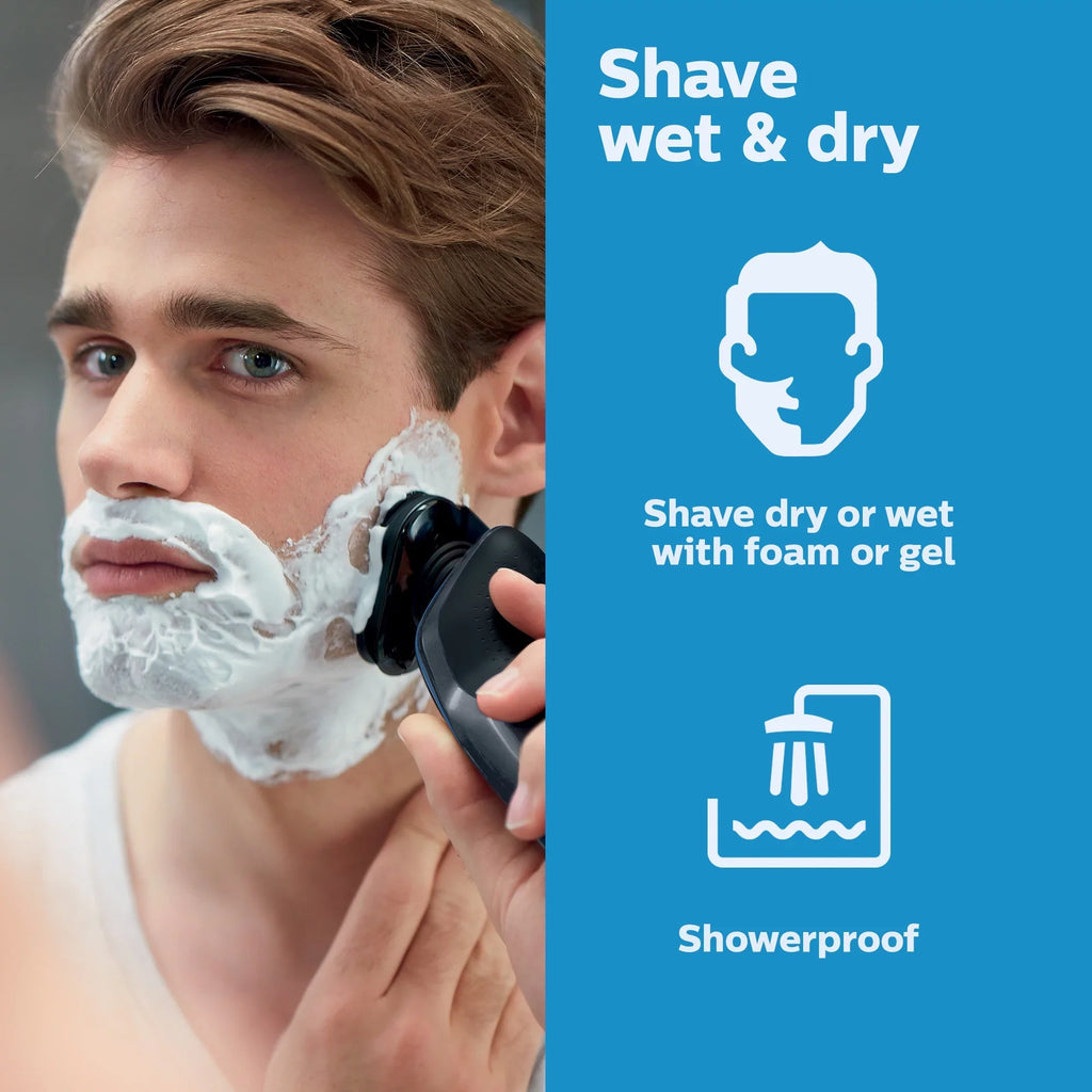 Philips Norelco 5100 Rechargeable Wet/Dry Electric Shaver S5210/81