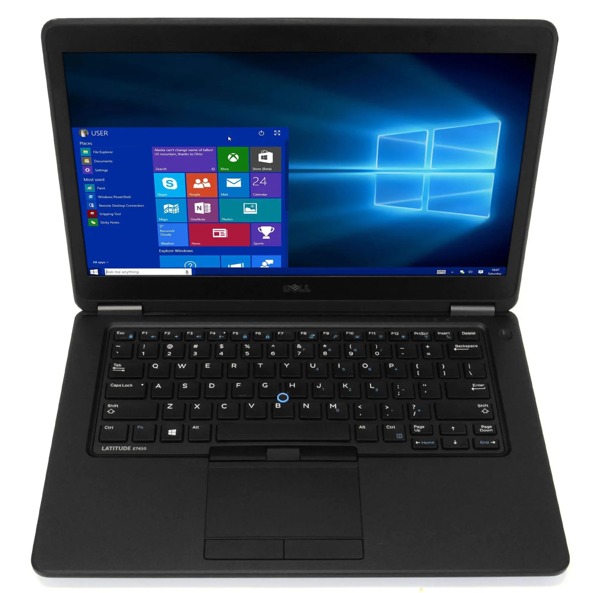 Latitude E7450 Laptop Computer, 2.90 GHz Intel i7 Dual Core Gen 5, 8GB DDR3 RAM, 256GB SSD Hard Drive, Windows 10 Professional 64 Bit, 14" Screen (Used Grade B Used)