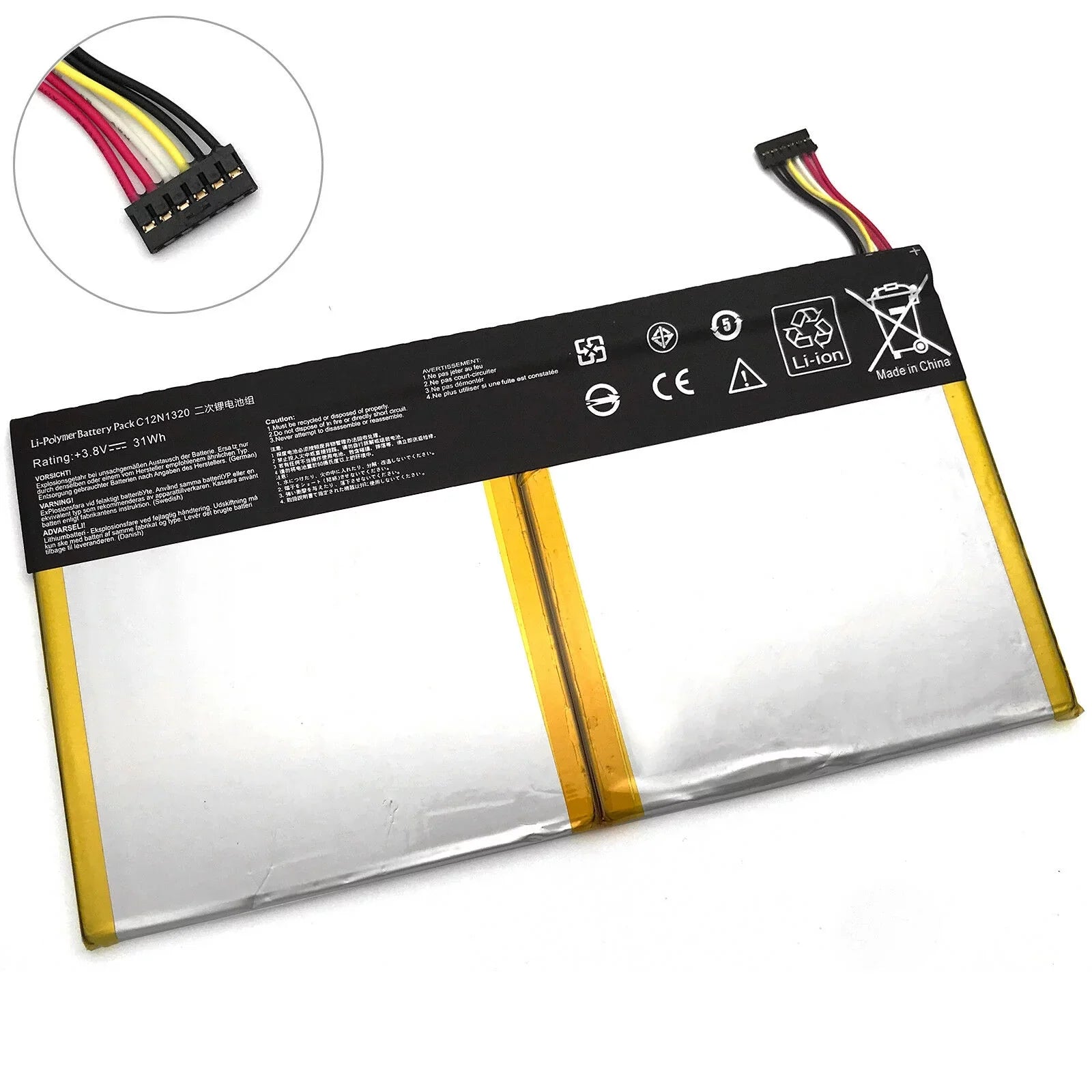 Battery For ASUS Transformer T100TA-DK048H T100TA-DK053H T100TAF-DK001B C12N1320