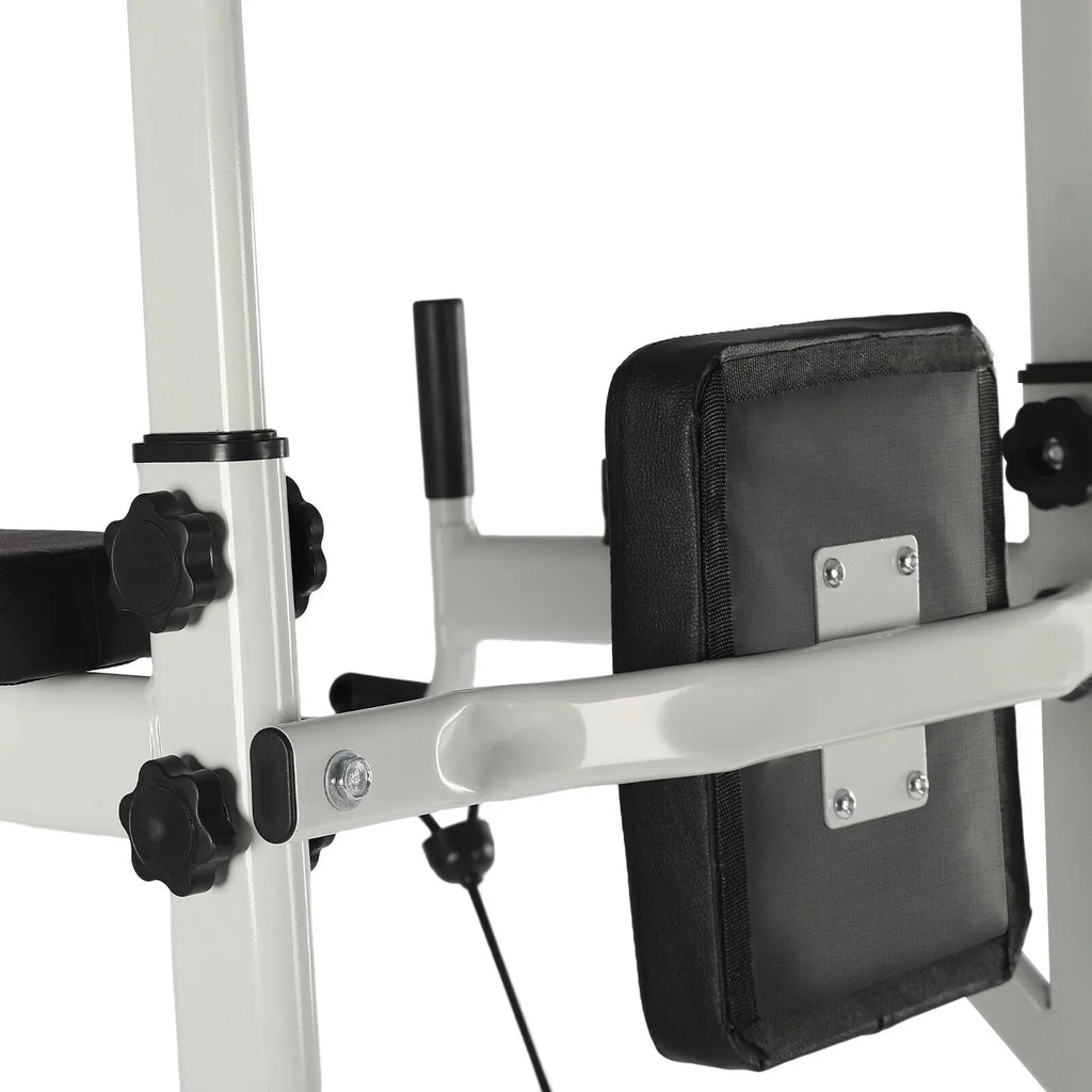 Home Gym Power Tower Dip Station Chin Up Bar Power Tower Pull Push Home Gym Black Adjustable Height