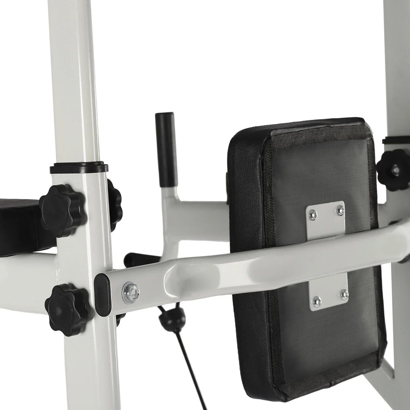 Home Gym Power Tower Dip Station Chin Up Bar Power Tower Pull Push Home Gym Black Adjustable Height