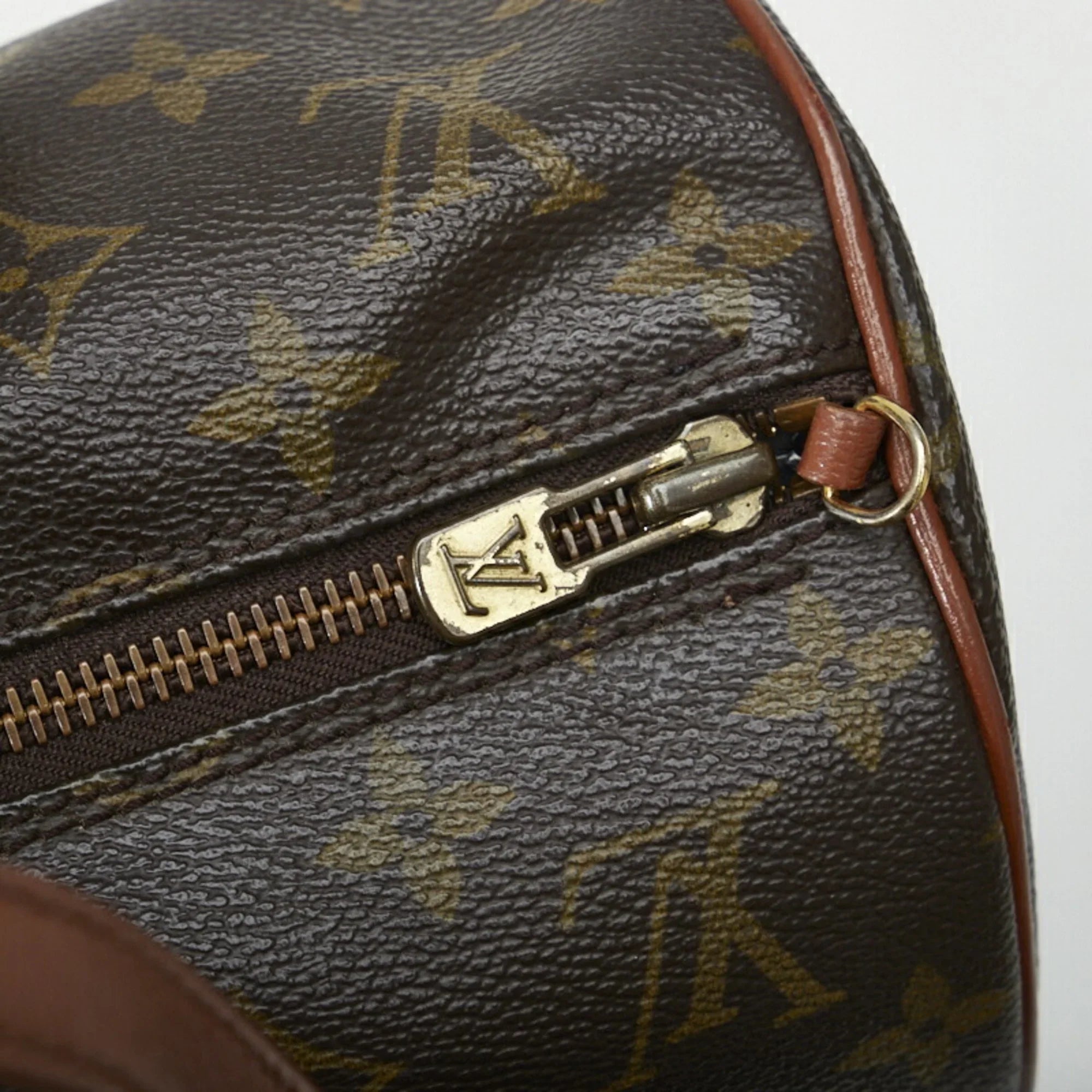 Pre-Owned Louis Vuitton Monogram Papillon 30 (Old) Handbag M51385 Brown PVC Leather Ladies LOUIS VUITTON (Good)