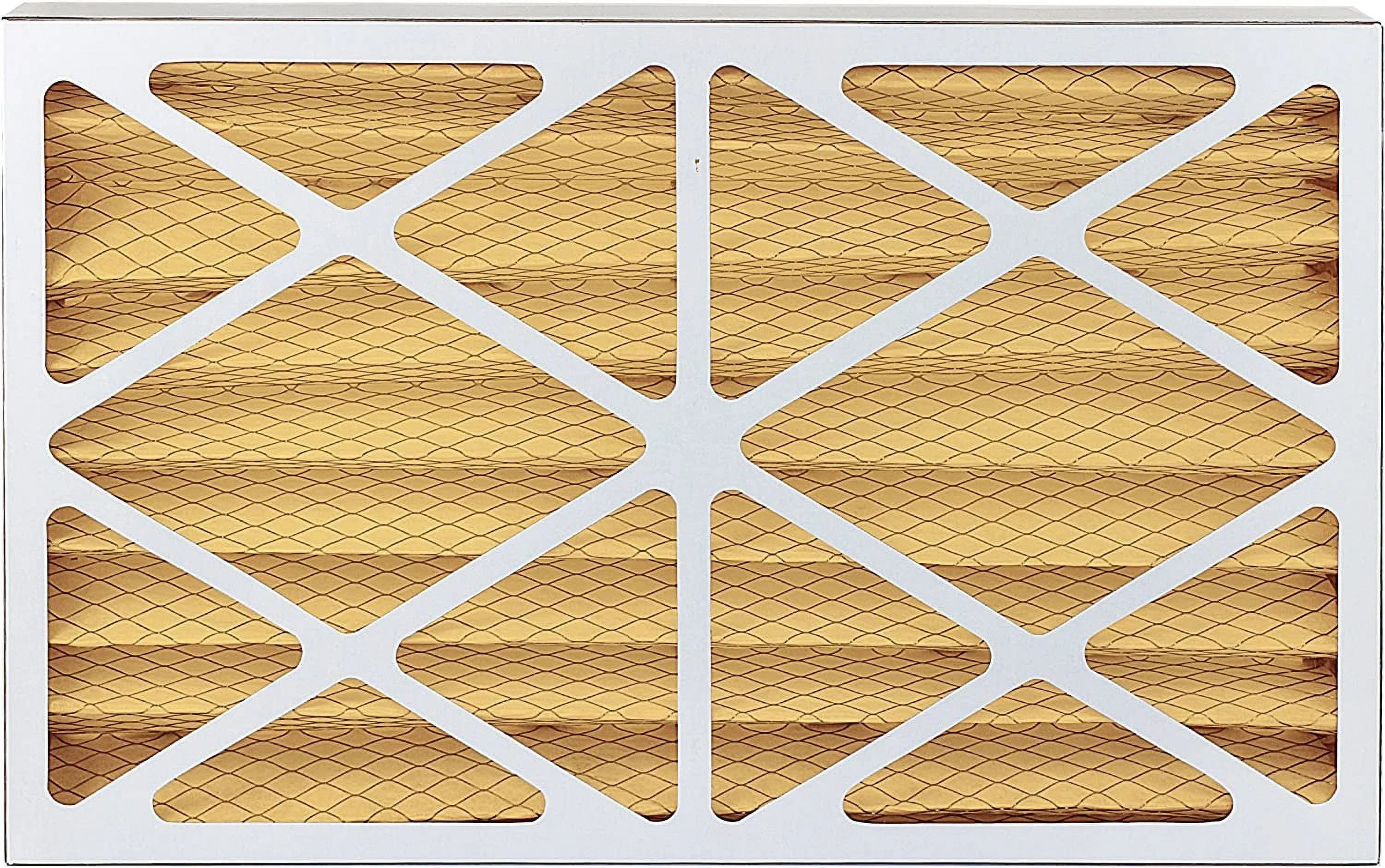 Filterbuy 16x25x4 MERV 11 Pleated HVAC AC Furnace Air Filters (1-Pack)