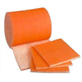 HVAC/Air Filter Media Roll, Orange/White MERV8 Polyester Media with a Heavy Dry Tackifier - 1 inch x 25 inch x 10 Foot