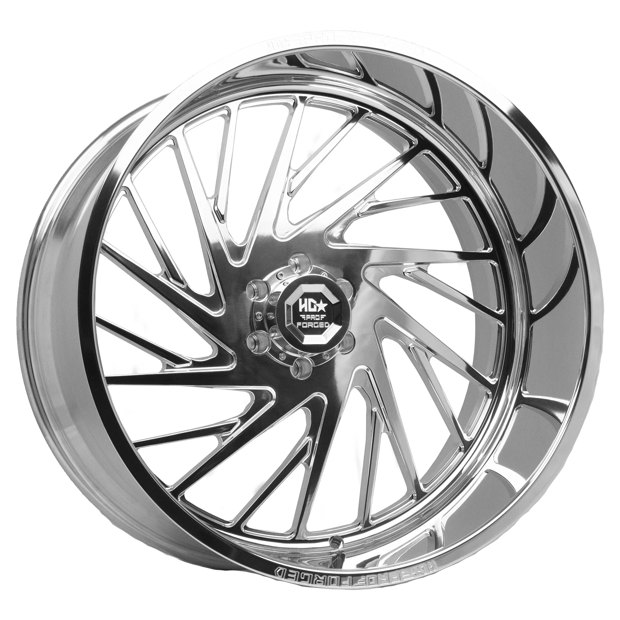 LUXXX HD FORGED LHD PRO 4 RAPTOR 26X14 6X139.7 -76ET 125CB HIGH POLISHED WHEEL