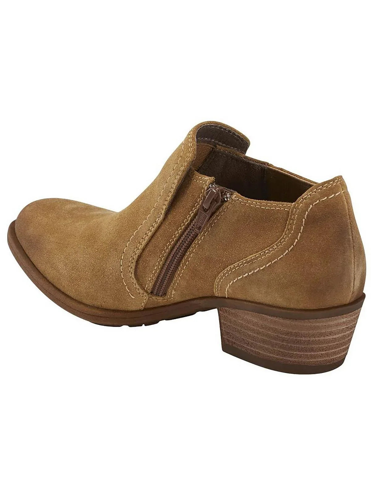Earth Womens Peak Peru Suede Slip-On Booties