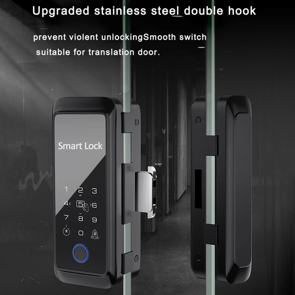 Dcenta Smart Lock with Fingerprint and Keypad, Intelligent Door Lock for Enhanced Security, Compatible with APP