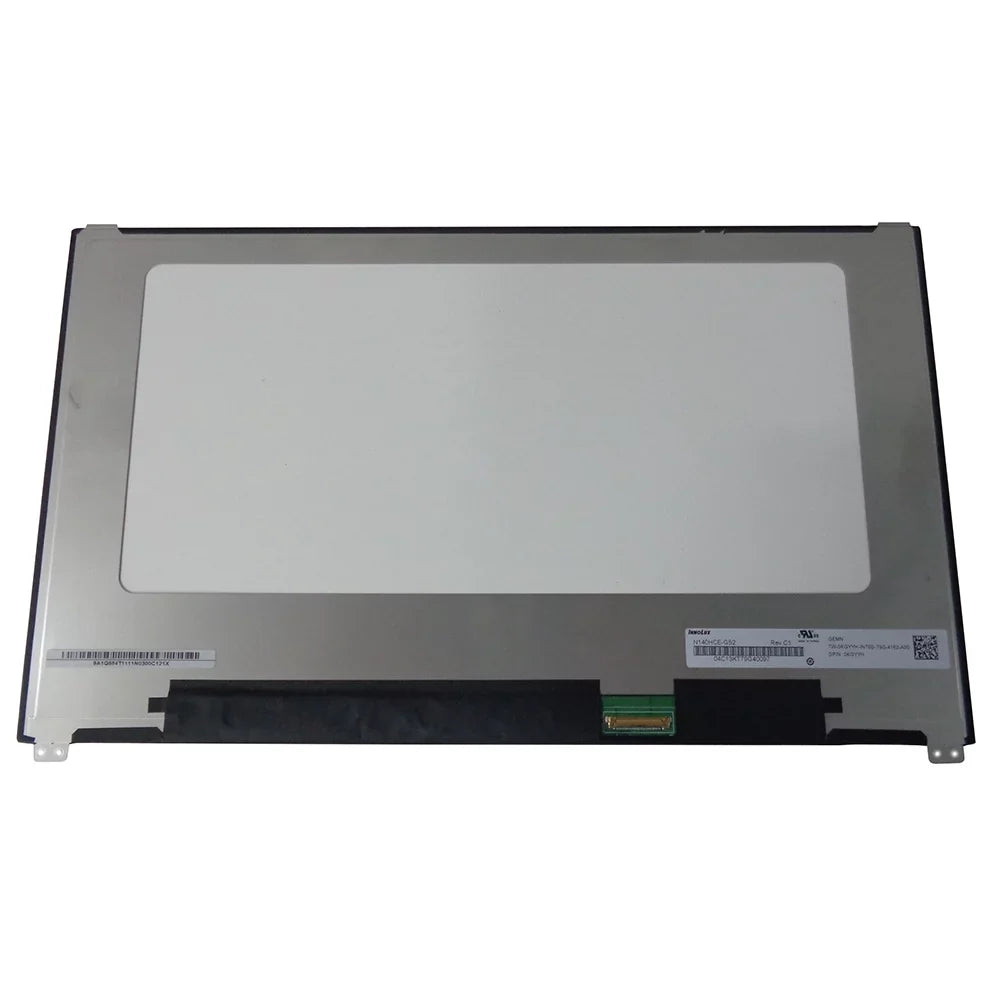 14" Lcd Led Screen for  Latitude 7480 7490 Laptops - Replaces NV140FHM-N47 6HY1W - FHD 1920x1080 Only!