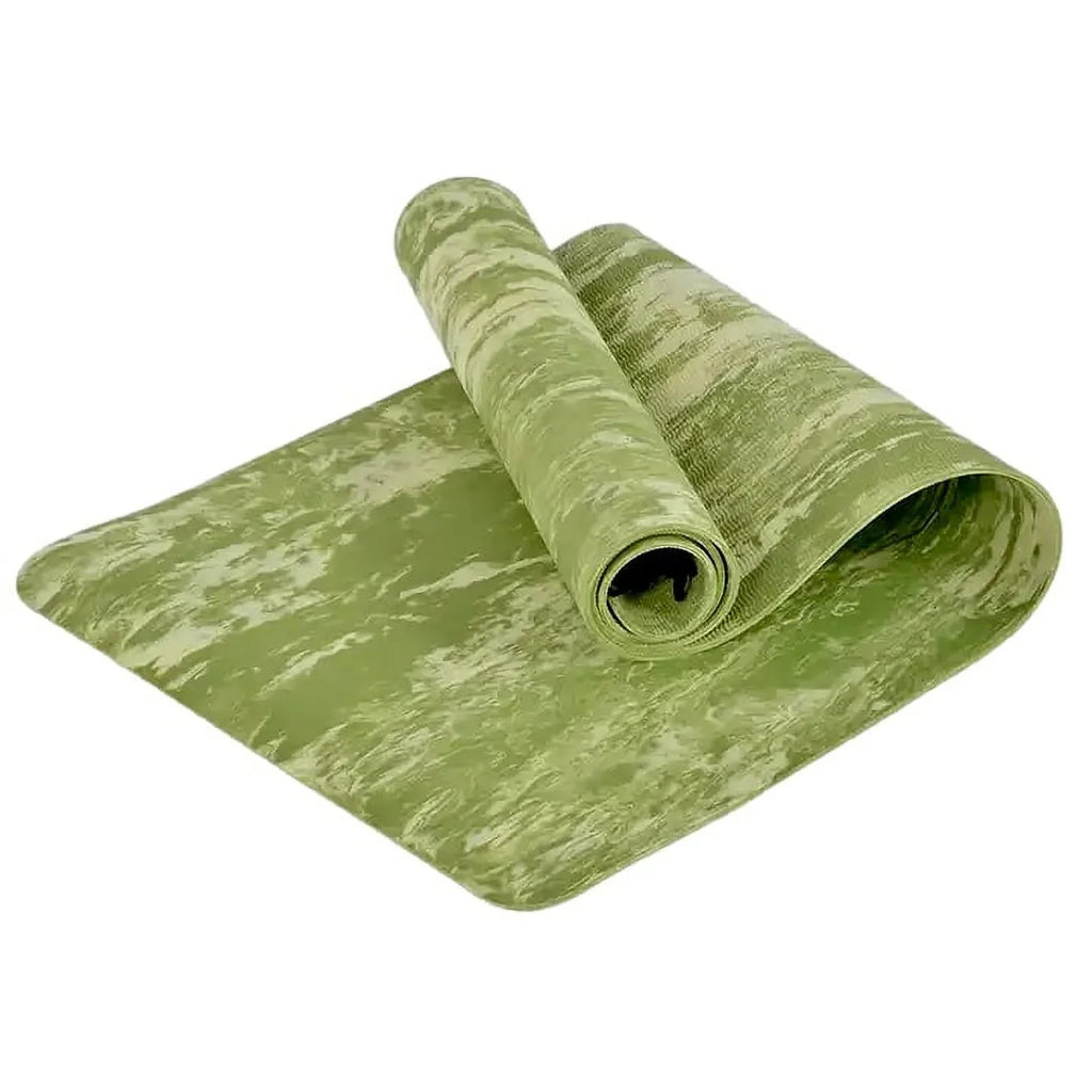 Large Fitccessory Sweat Proof Marble Yoga Mat - 3mm Thick for Home Yoga, PiLatitudees, Stretching, Floor & Fitness Workouts