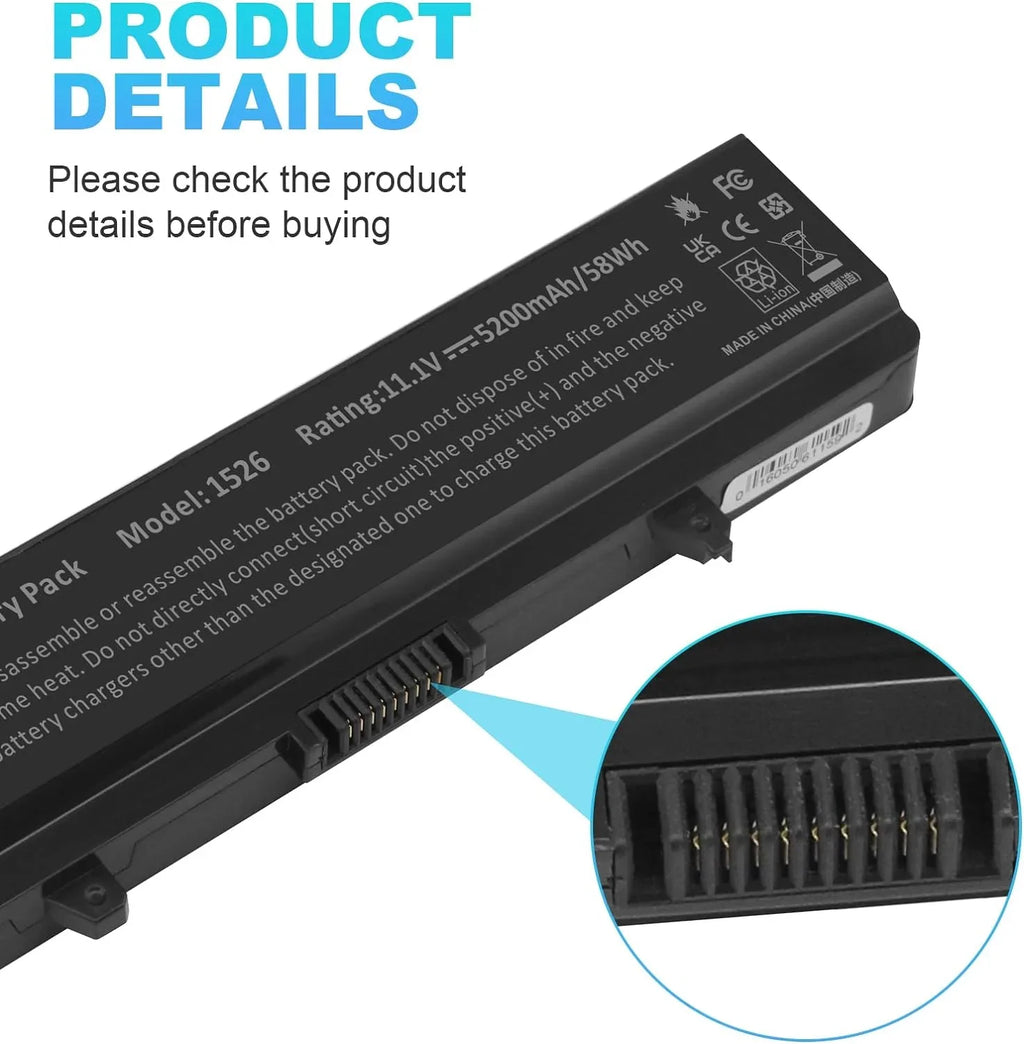 Fancy Buying Laptop y for  Inspiron 1526 1525 1545 1546 1750 1440 Pp29l Pp41l Fits Gw240 Rn873 M911g M911