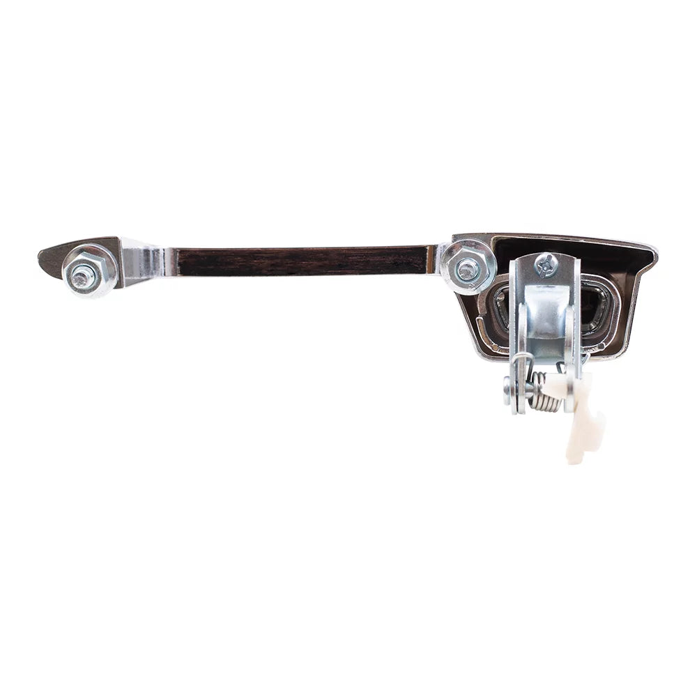 Brock Replacement Passengers Outside Exterior Front Rear Chrome Door Handle compatible with Pickup Truck SUV Van 55075648 Fits select: 1991-1993 DODGE D-SERIES D200/D250