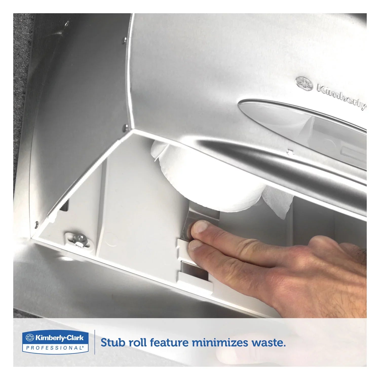 Kimberly-Clark Professional* Omni Roll Towel Dispenser, 10.5 x 10 x 10, Smoke/Gray -KCC09746