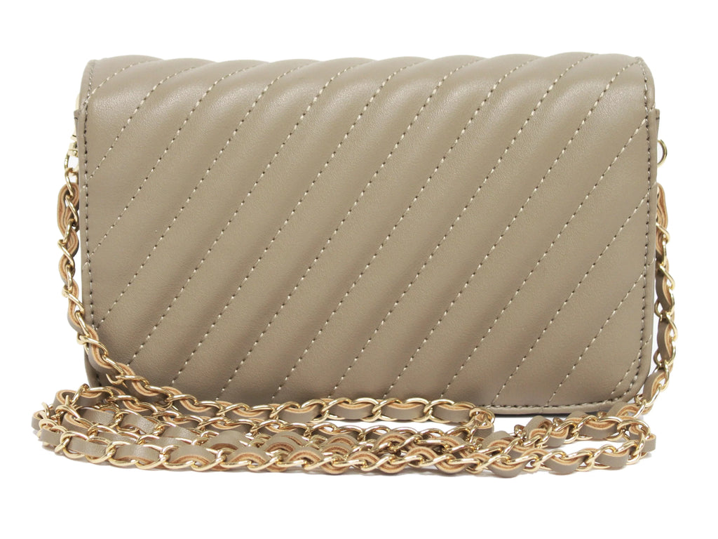 Badgley Mischka Taupe Camera Bag