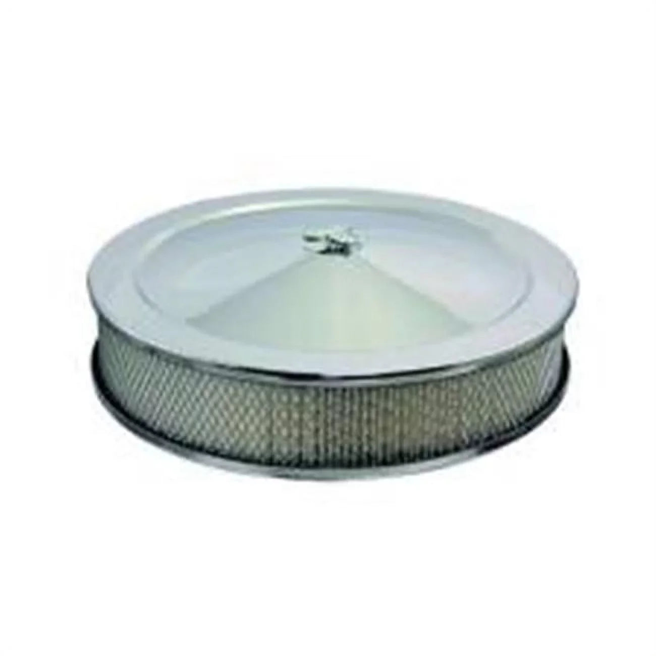 Specialty Chrome  14 in. Round 3 in. Element 5.12 in. Carb Flange High Dome Air Cleaner Assembly - FLatitude Base