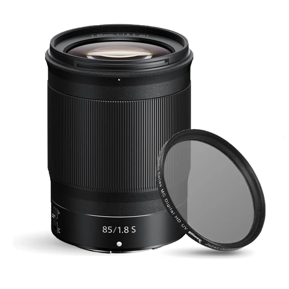 NIKKOR Z 85mm f/1.8 S Lens 20090 + 67mm UV Ultraviolet Filter