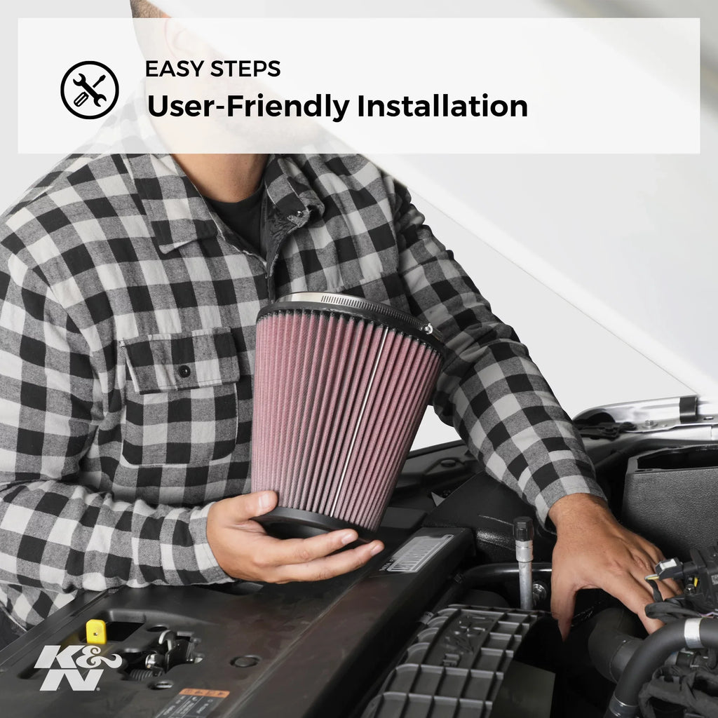 K&N Engine Air Filter: High Performance, Premium, Washable, Industrial Replacement Filter, Heavy Duty: 38-2032S