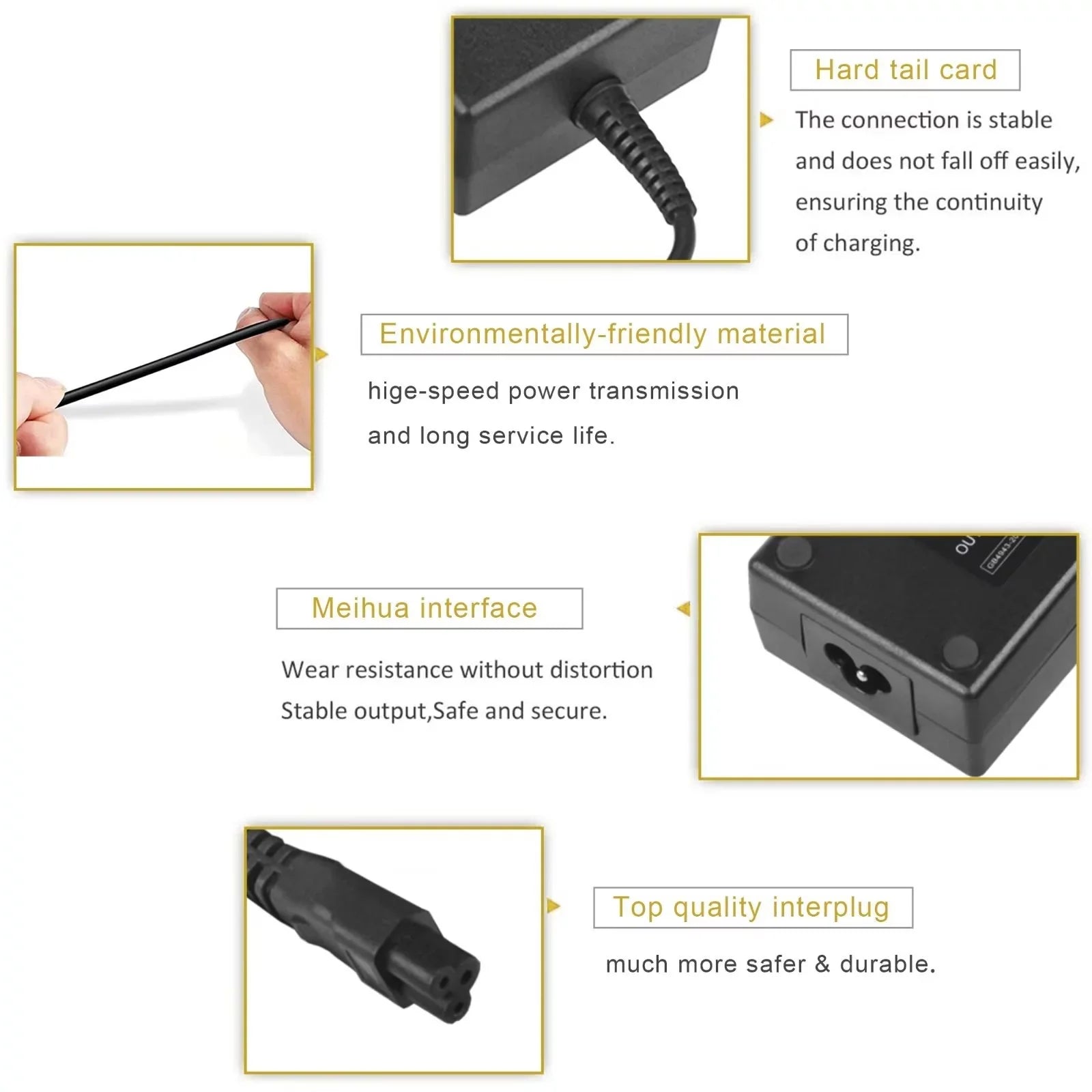CJP-Geek AC Adapter Charger for  IdeaPad Y50/i7-4710HQ/59421863 Notebook Power Cord