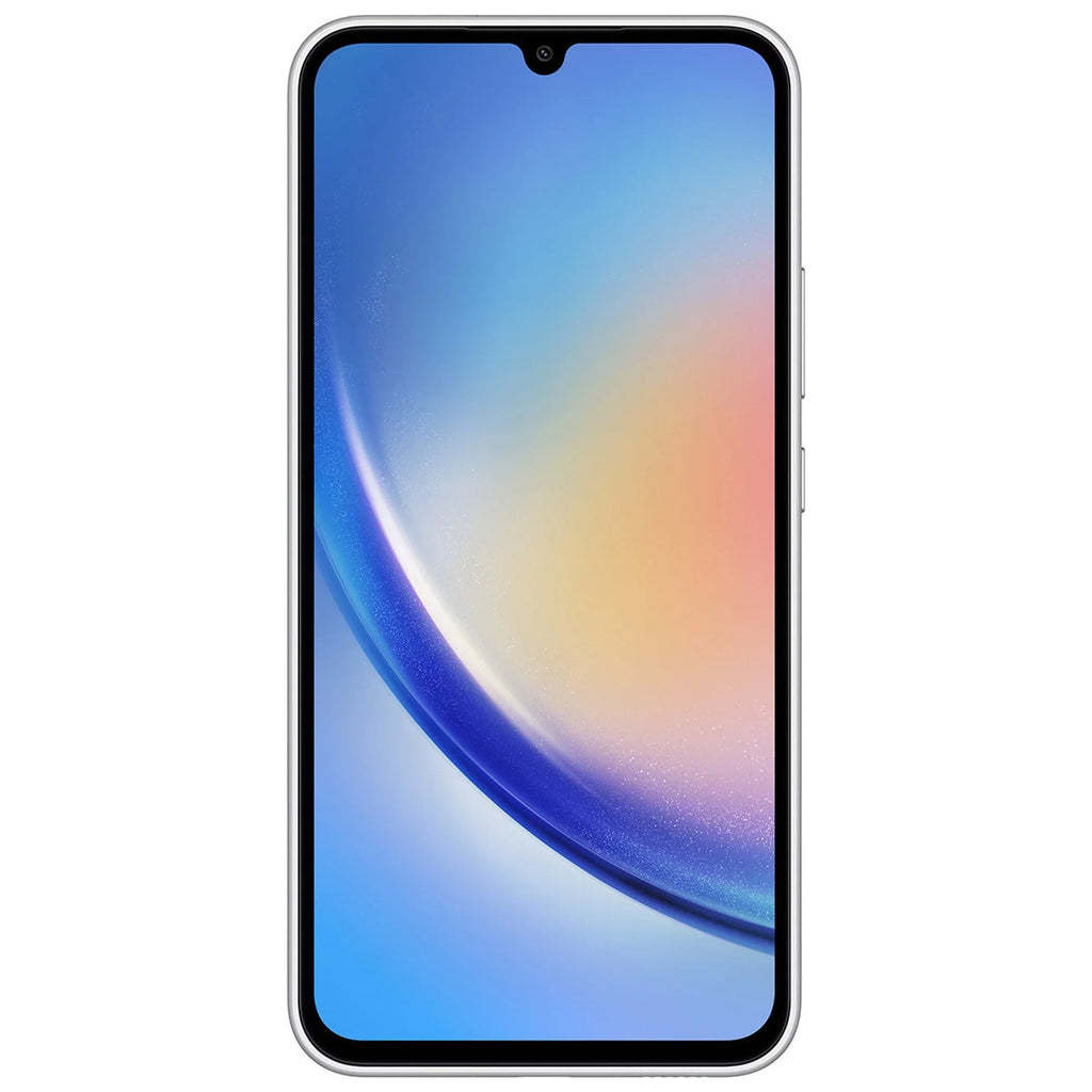 Restored  Galaxy A34 5G A346M 128GB Dual SIM GSM Unlocked Android Smartphone (Latin Variant/US Compatible LTE) - Awesome Silver (Refurbished)