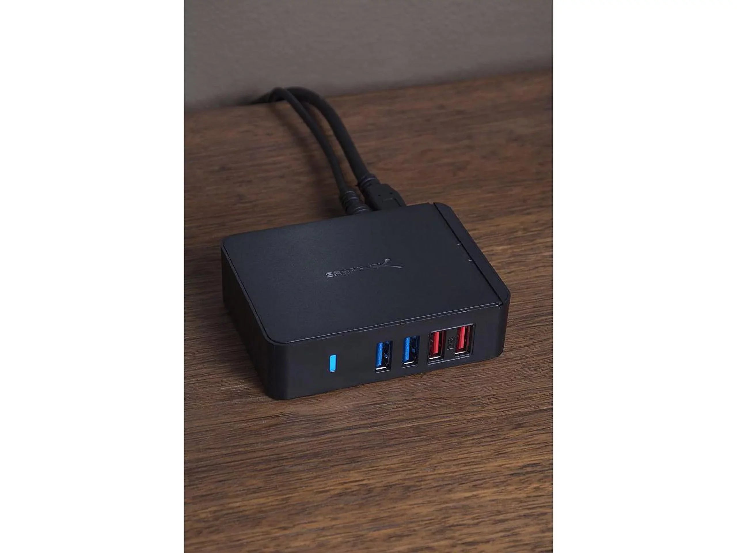 SABRENT 7 Port USB 3.0 HUB + 2 Charging Ports with 12V/4A Power Adapter [Black] (HB-U930)