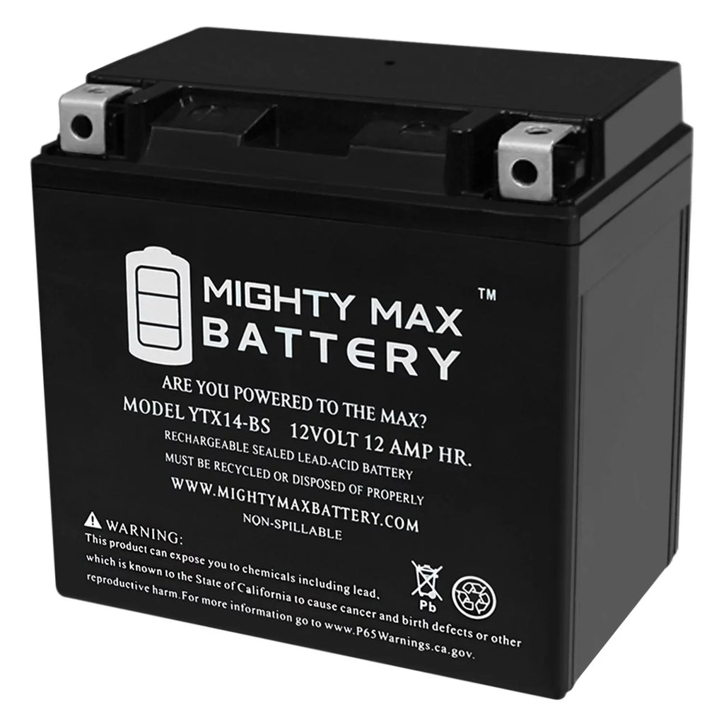 YTX14-BS Replacement Battery For KAWASAKI ZRX1100 (1999-2000)