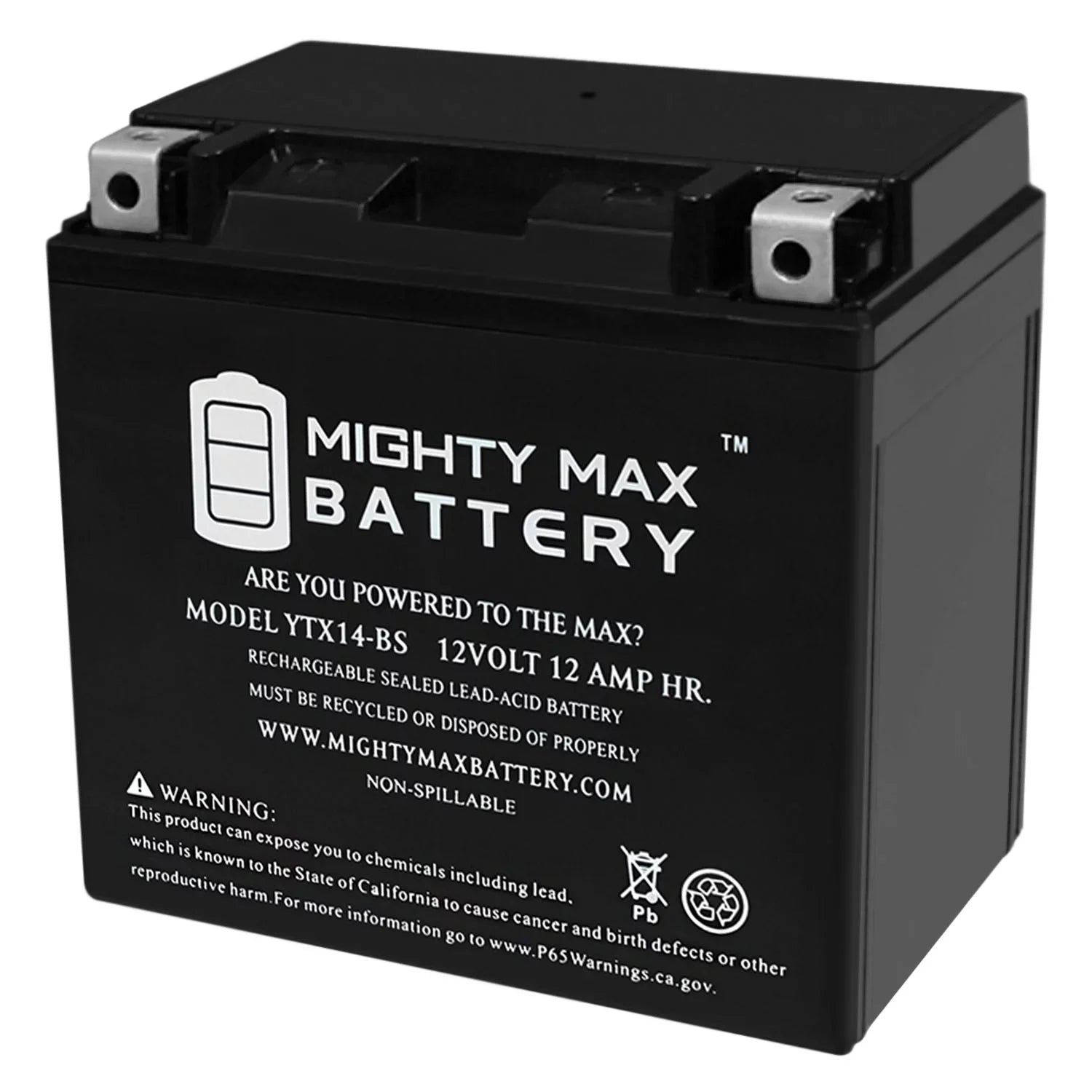 YTX14-BS Replacement Battery For KAWASAKI ZRX1100 (1999-2000)