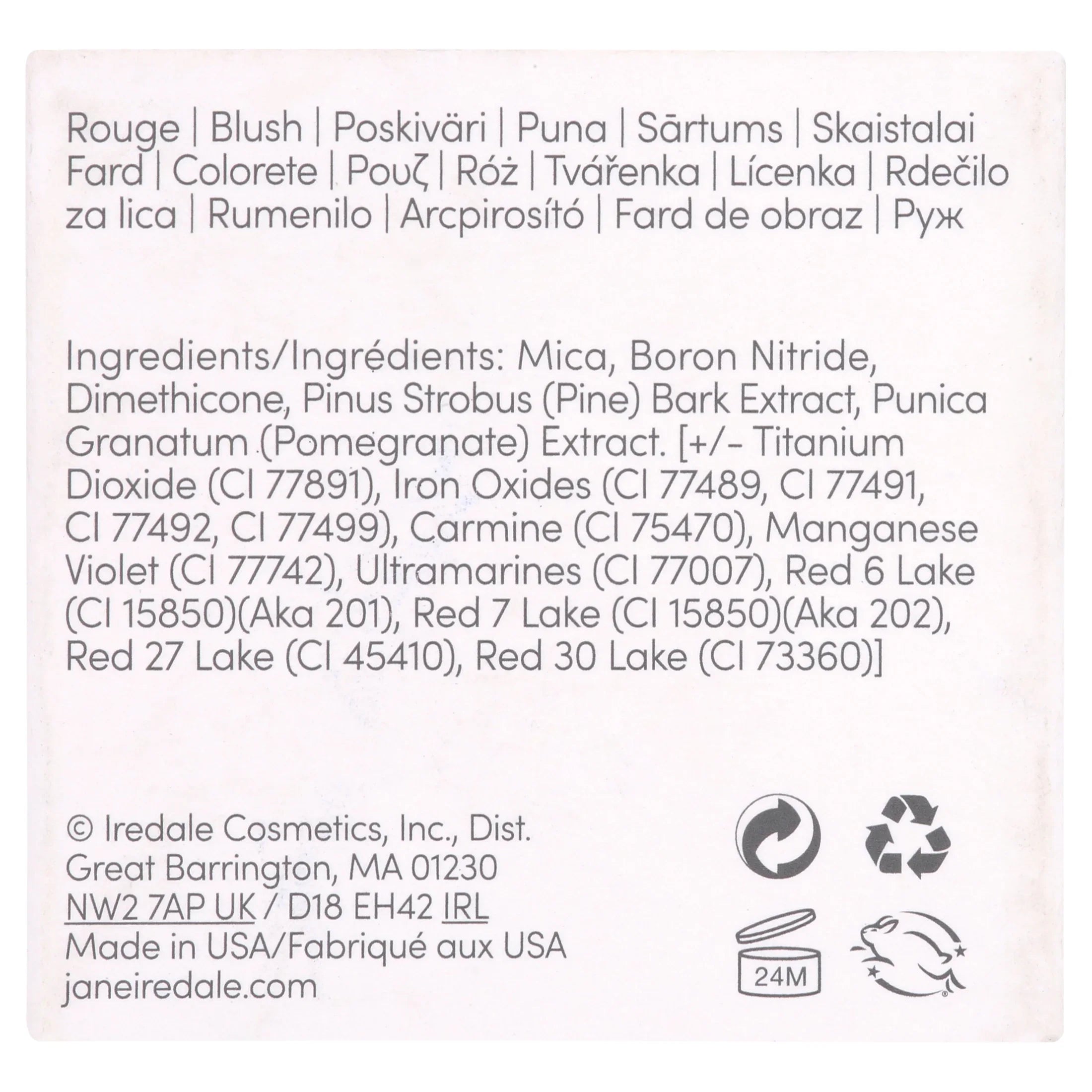 Jane Iredale PurePressed Blush - Clearly Pink