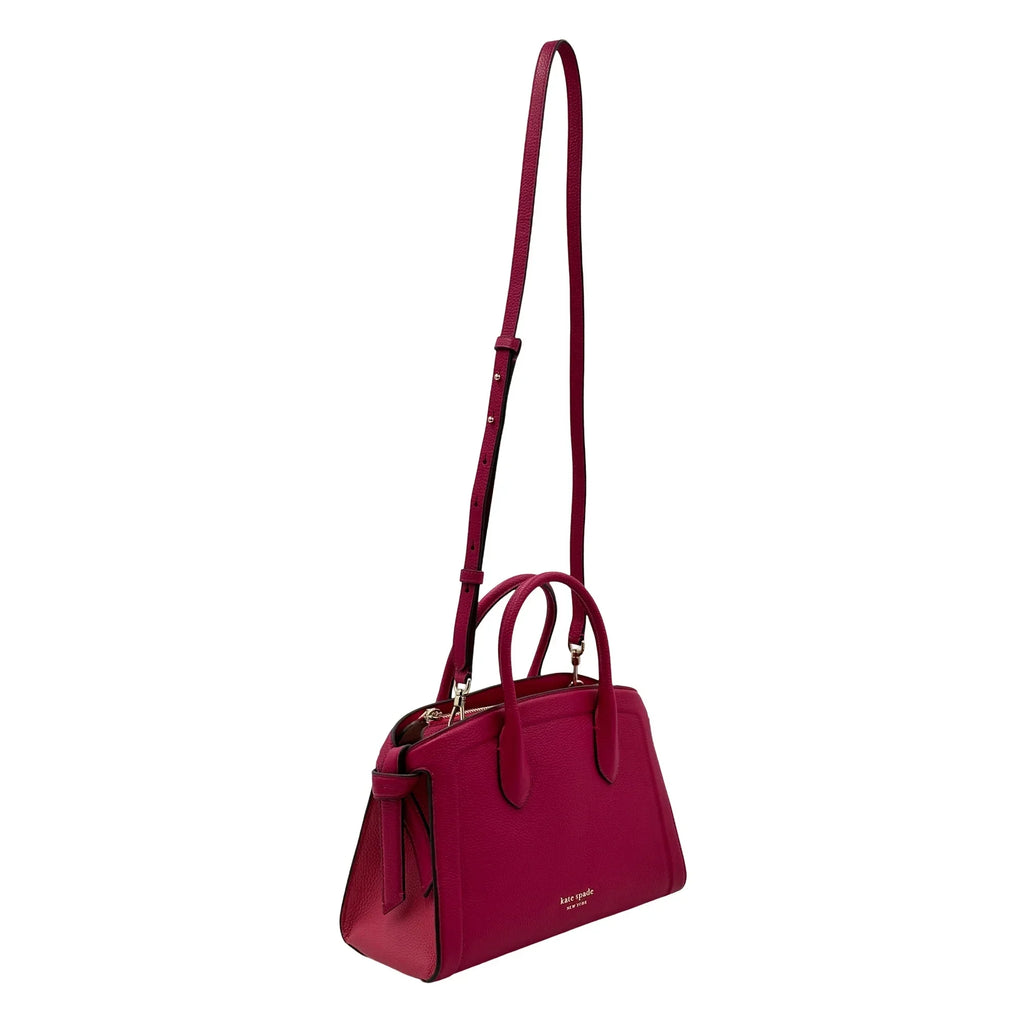 Kate Spade Knott Colorblocked Medium Zip Top Satchel - Renaissance Rose Multi