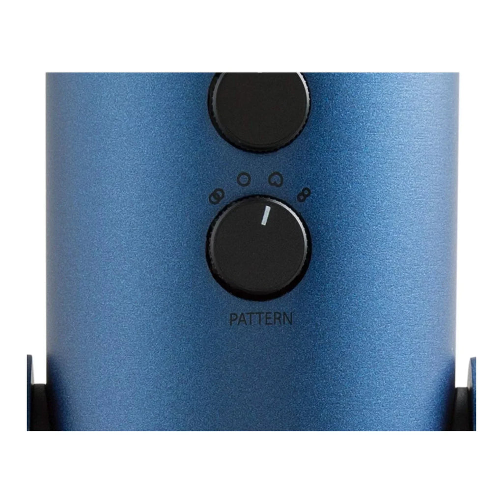 Blue Microphones Yeti USB Microphone (Blue) with Headphones and Pop Filter