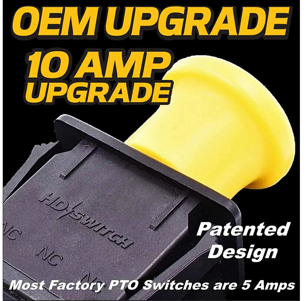 HD Switch 10 AMP Upgrade IP53 Sealed Blade Clutch PTO Switch - fits Scag 463034 Cheetah Freedom Z Tiger Cub SMZ-48, SSZ-20CV
