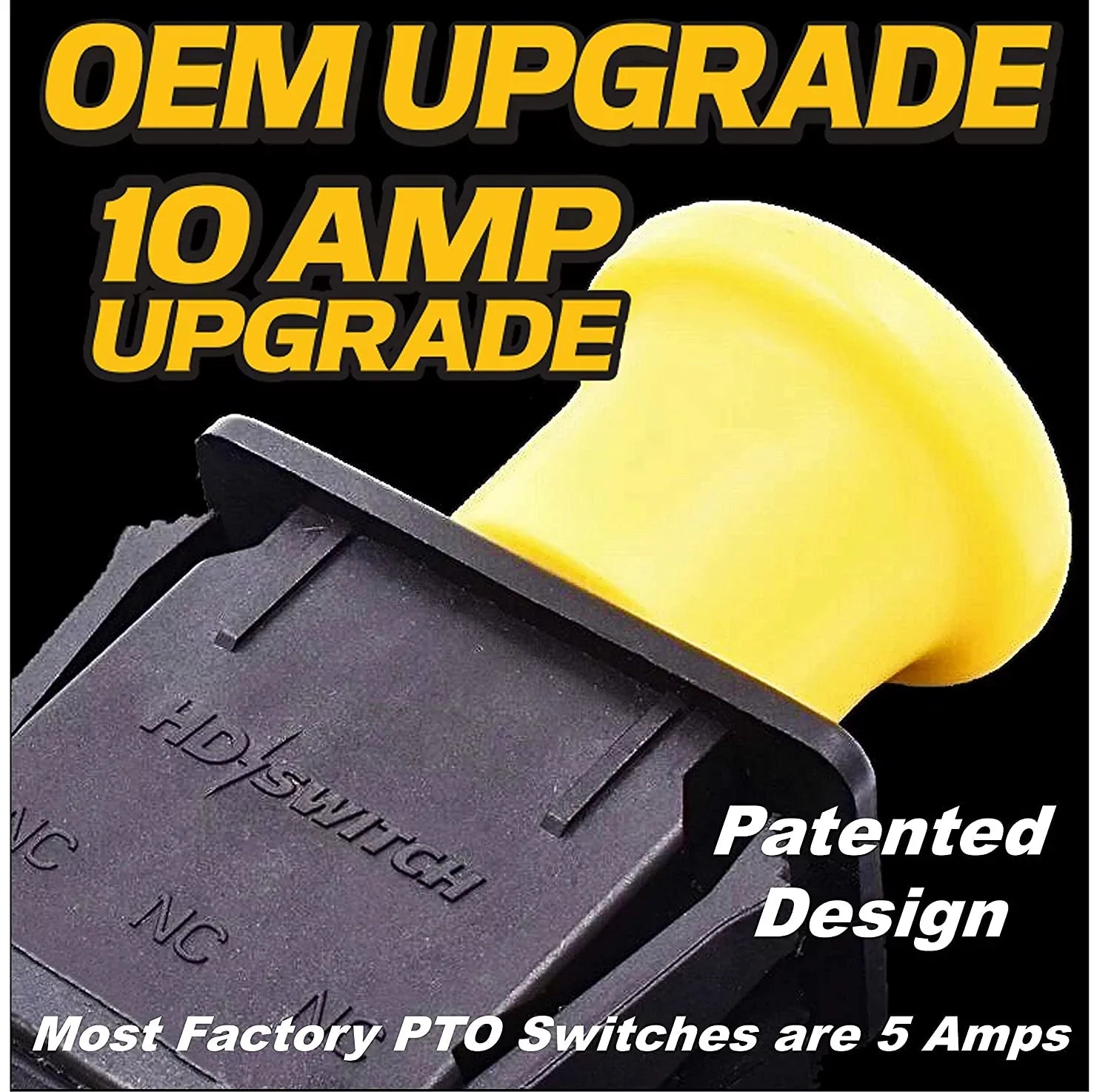HD Switch 10 AMP Upgrade IP53 Sealed Blade Clutch PTO Switch - fits Scag 463034 Cheetah Freedom Z Tiger Cub SMZ-48, SSZ-20CV