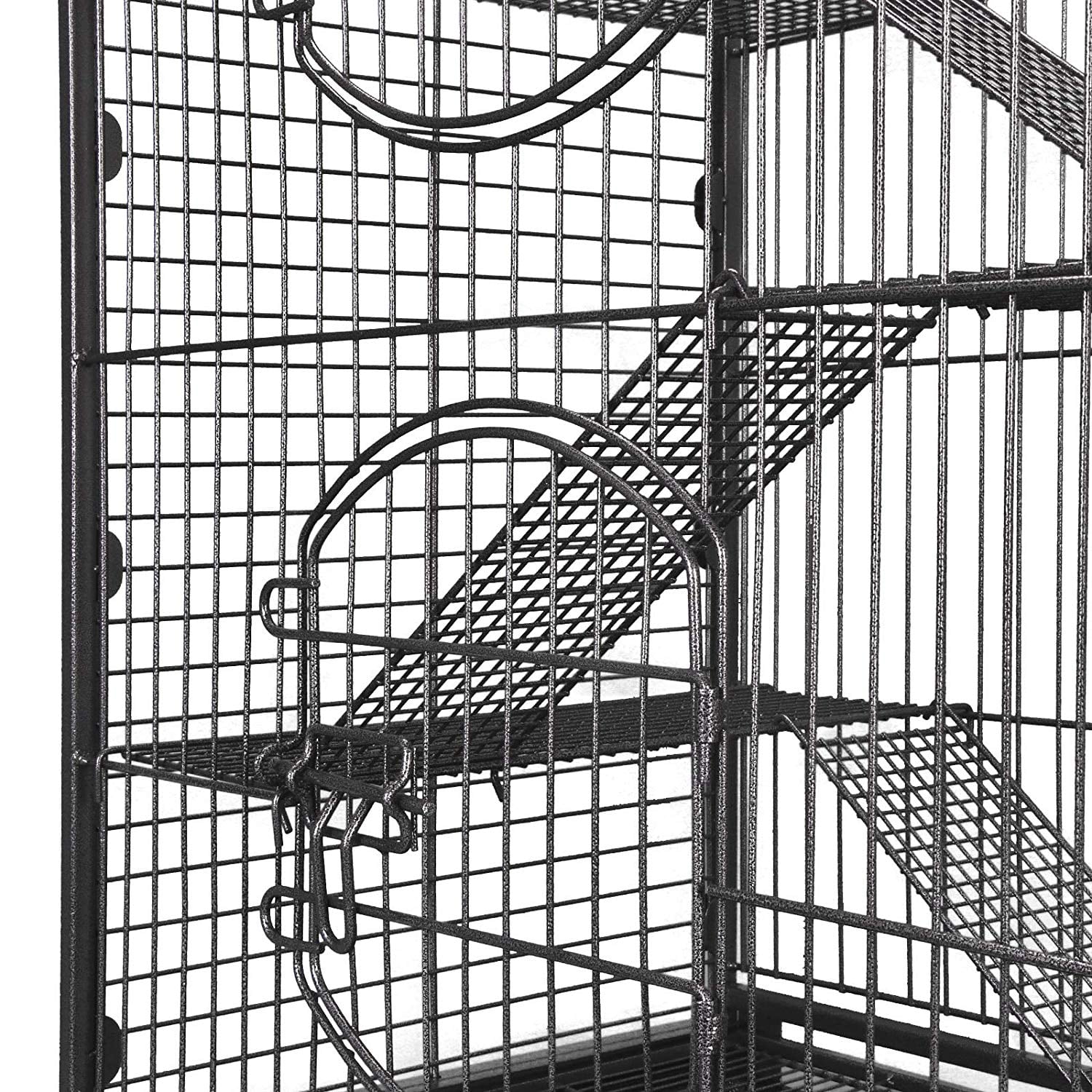 ZenStyle 37" Ferret Cage Rabbit Guinea Pig Chinchilla Rat Small Animal House 4 Levels
