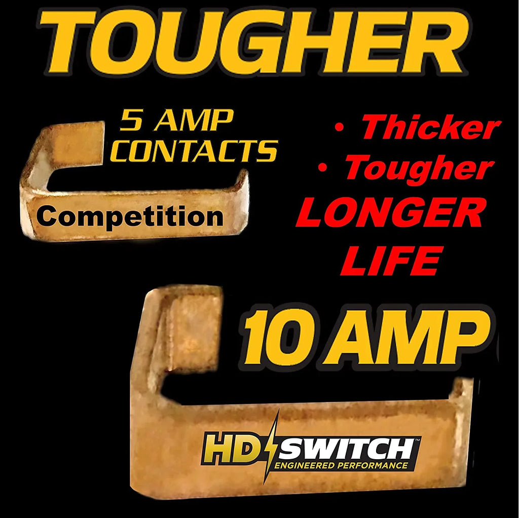 HD Switch 10 AMP Upgrade IP53 Sealed Blade Clutch PTO Switch - fits Scag 463034 Cheetah Freedom Z Tiger Cub SMZ-48, SSZ-20CV