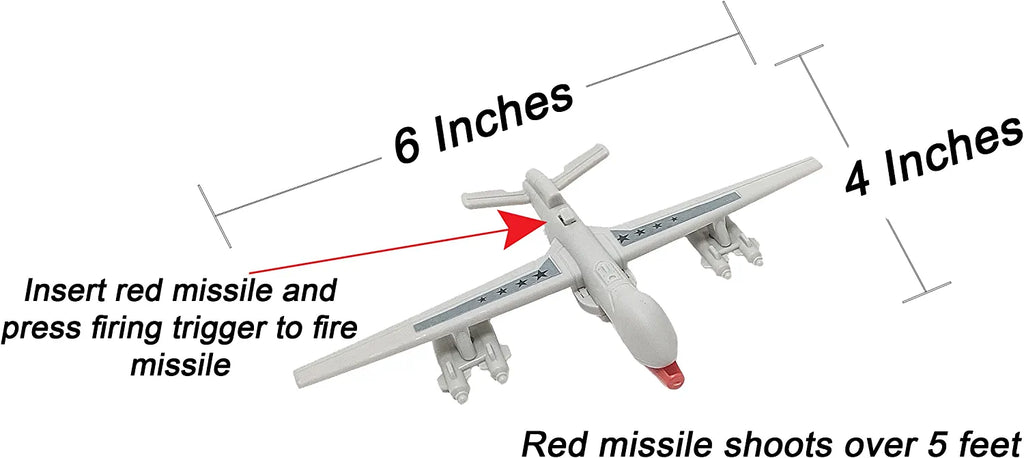 31 Inch Toy Aircraft Carrier with Sound Effects Military Vehicles and 6 Drones
