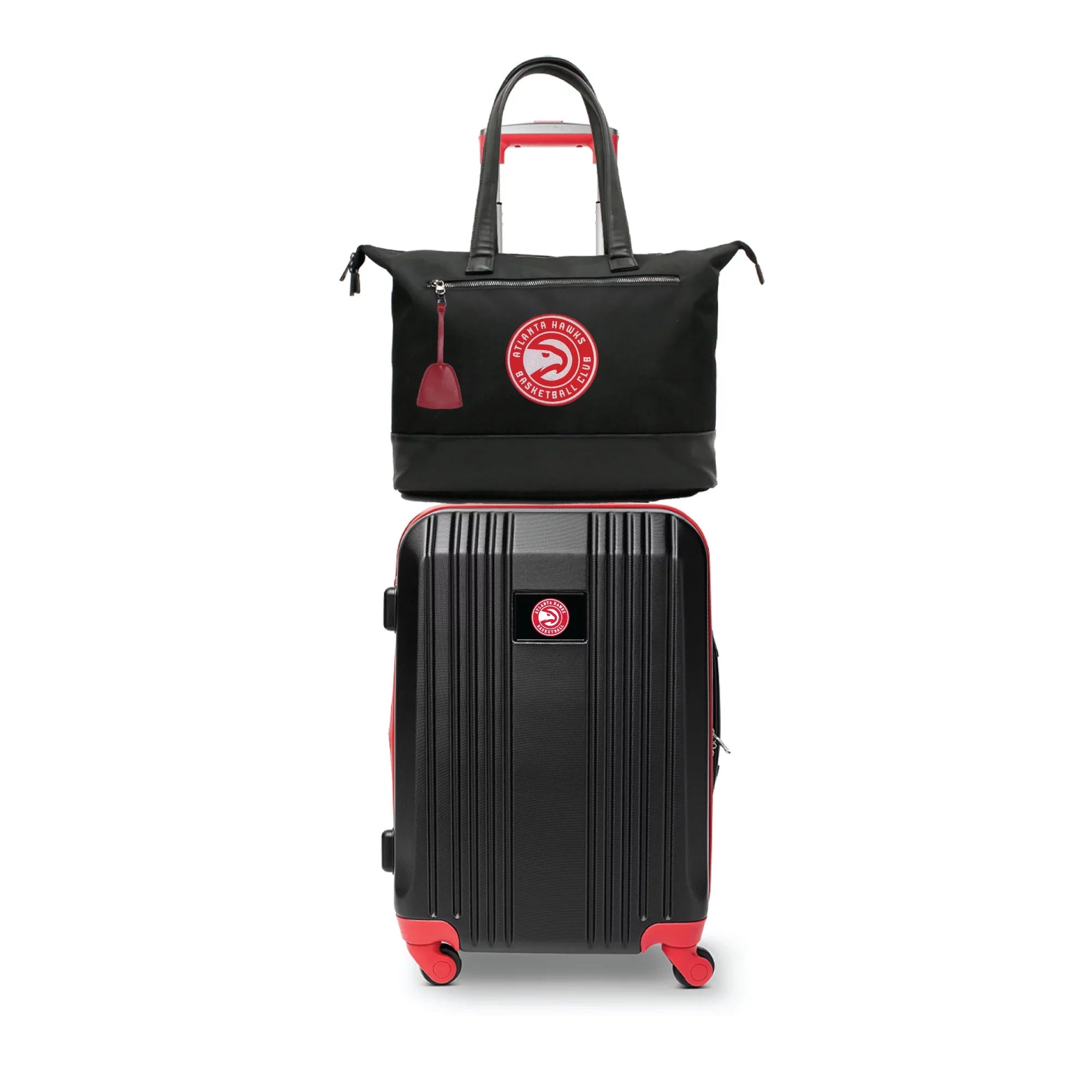 MOJO Atlanta Hawks Premium Laptop Tote Bag and Luggage Set