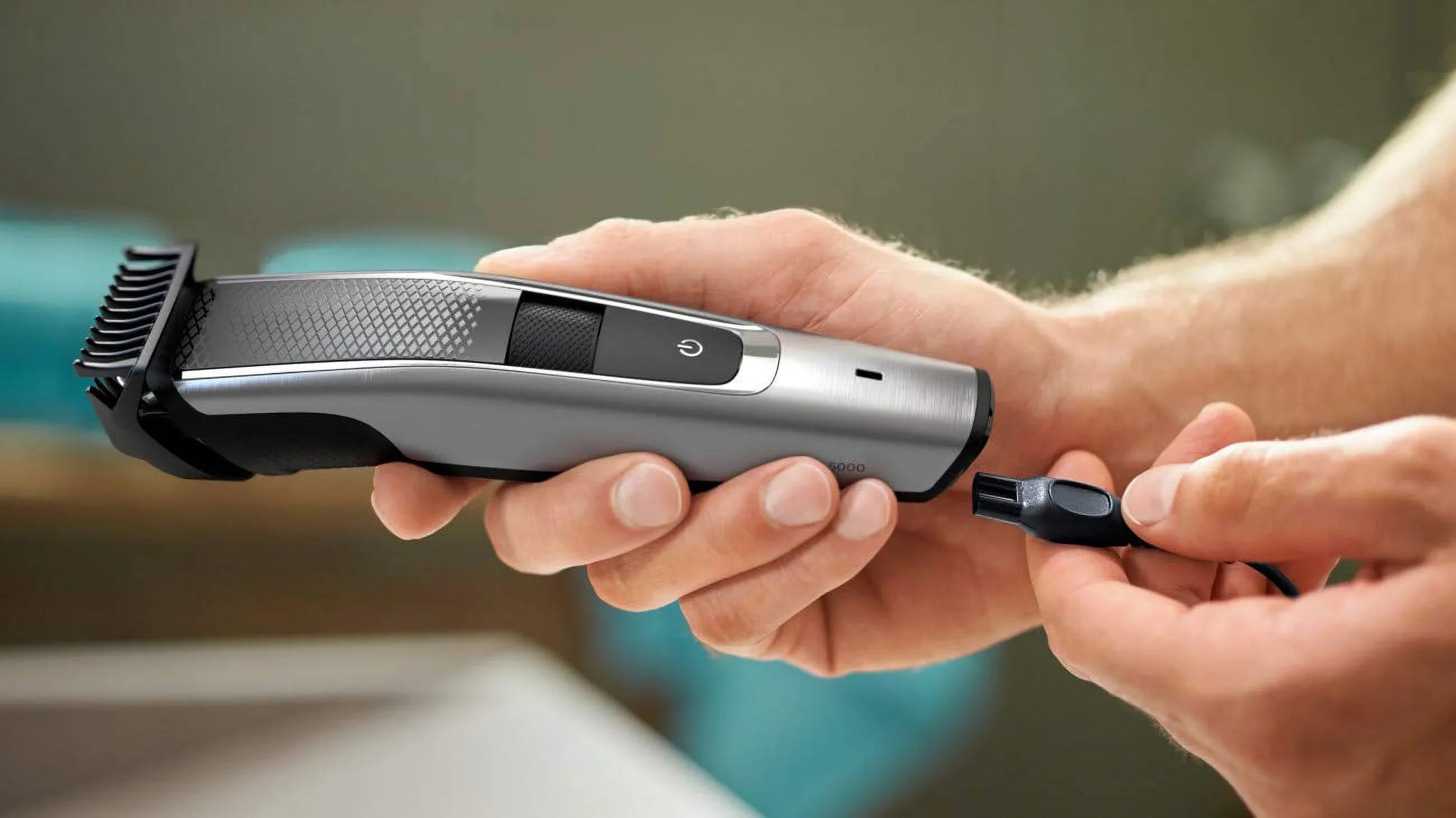 Philips Norelco All-in-One Cordless Wet/Dry Multigroom Turbo-Powered Beard & Head Mustache Trimmer Series 5000 Grooming Kit