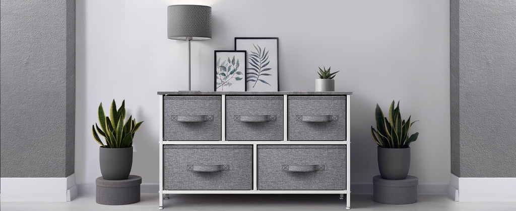 Storage Cube Dresser - Grey