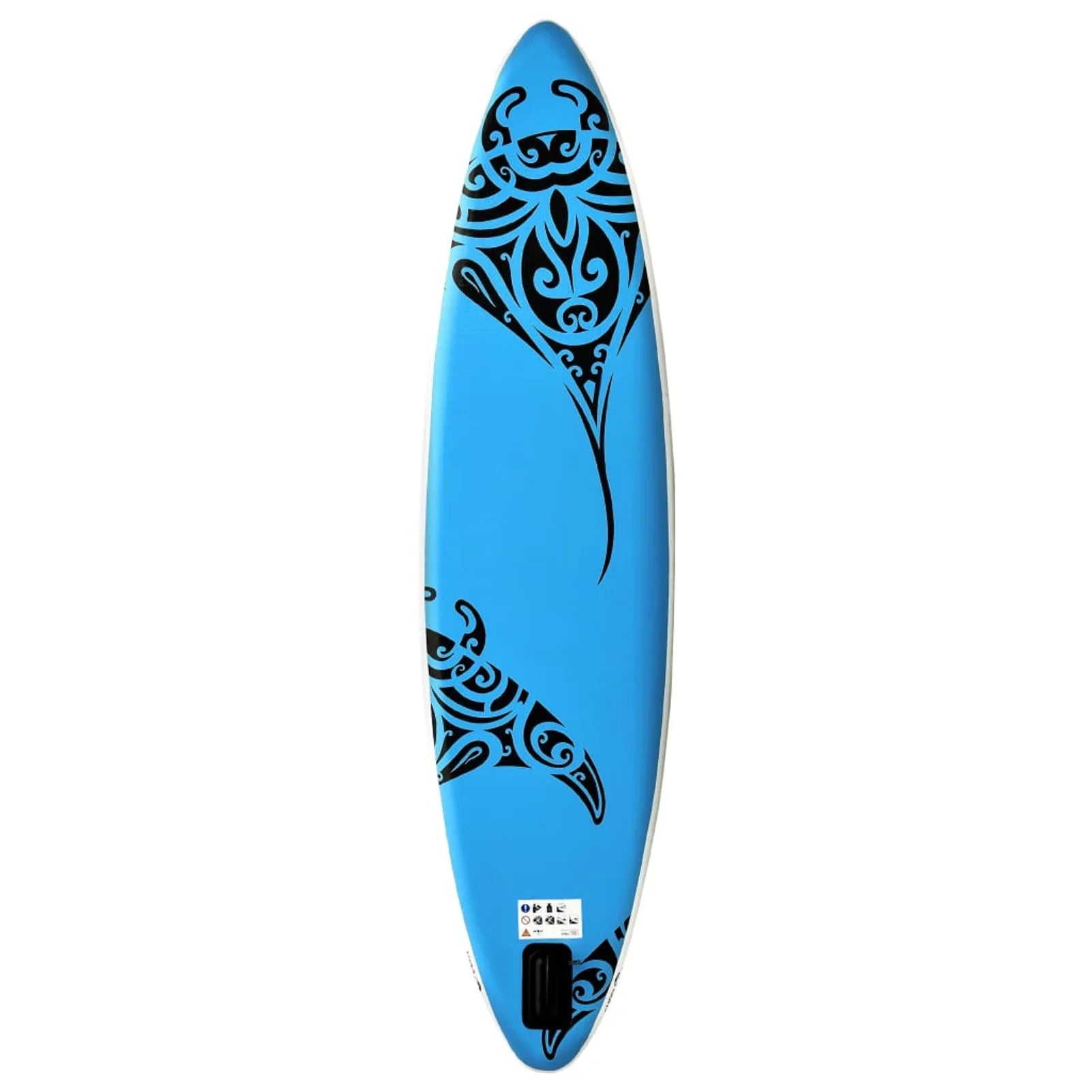 InfLatitudeable Paddleboard Set 120.1"x29.9"x5.9" Blue