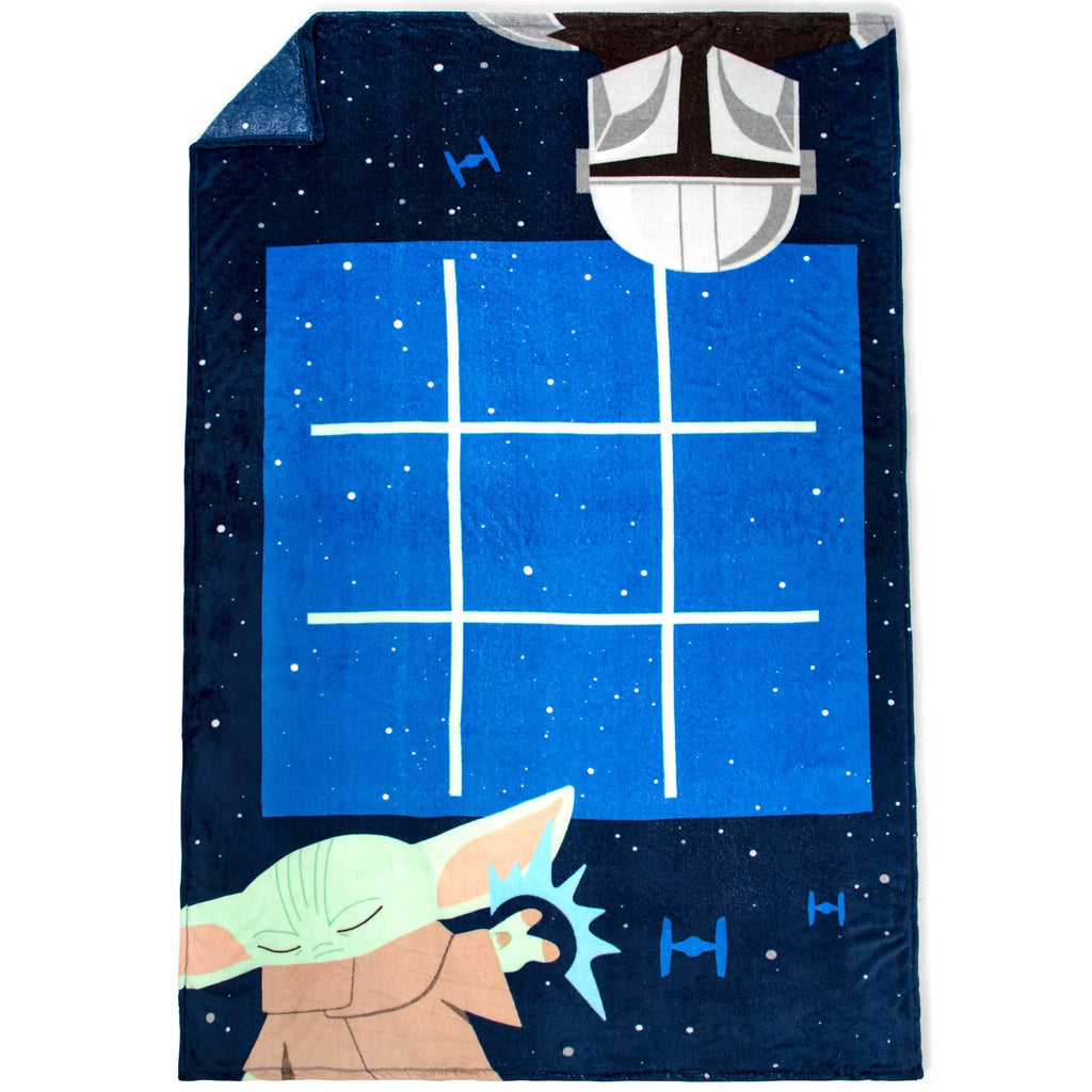 Star Wars Mandalorian Checkers Game Blanket, 100% Microfiber