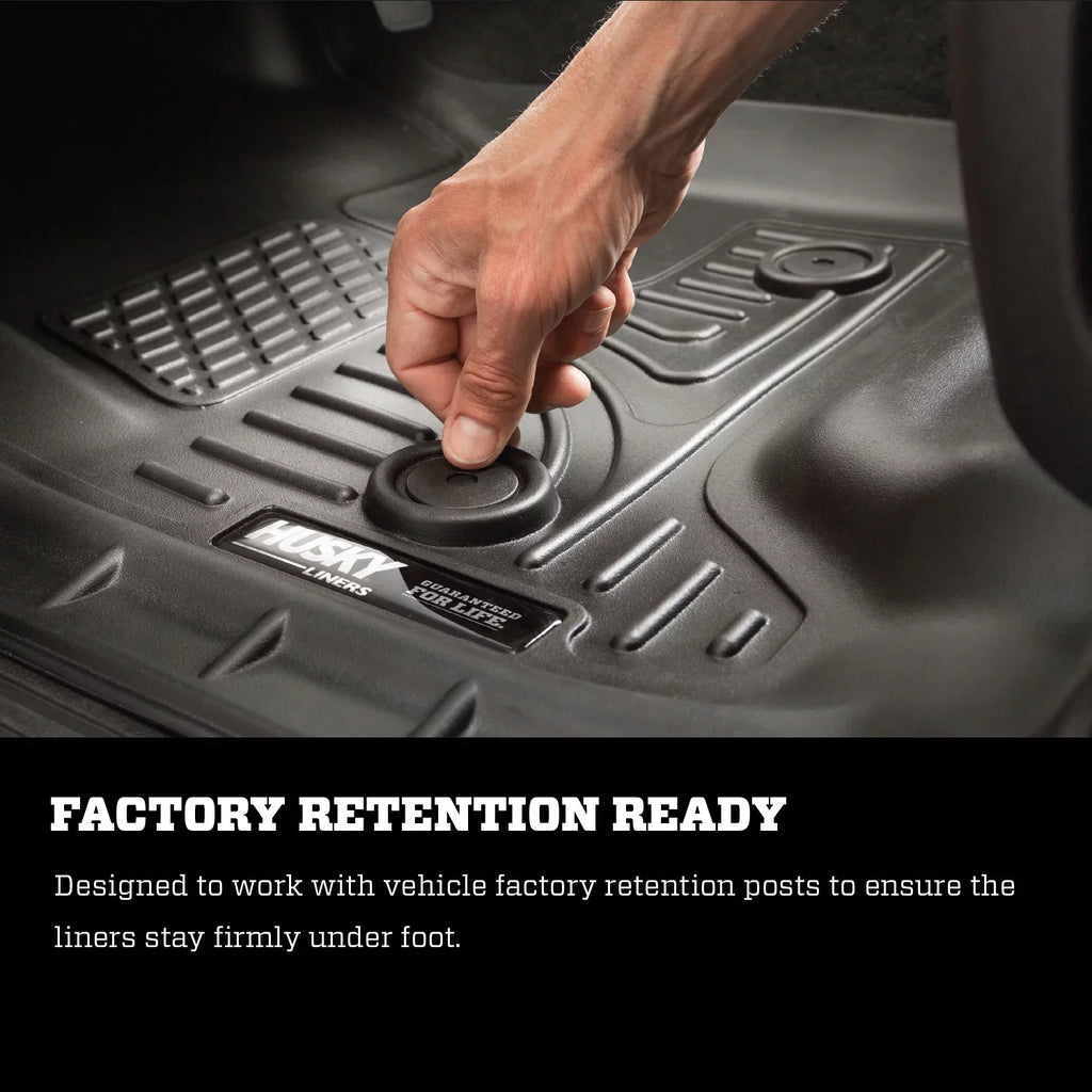 Husky by RealTruck Compatible with 2014-2018 Subaru Forester Weatherbeater Front & 2nd Seat Floor Mats