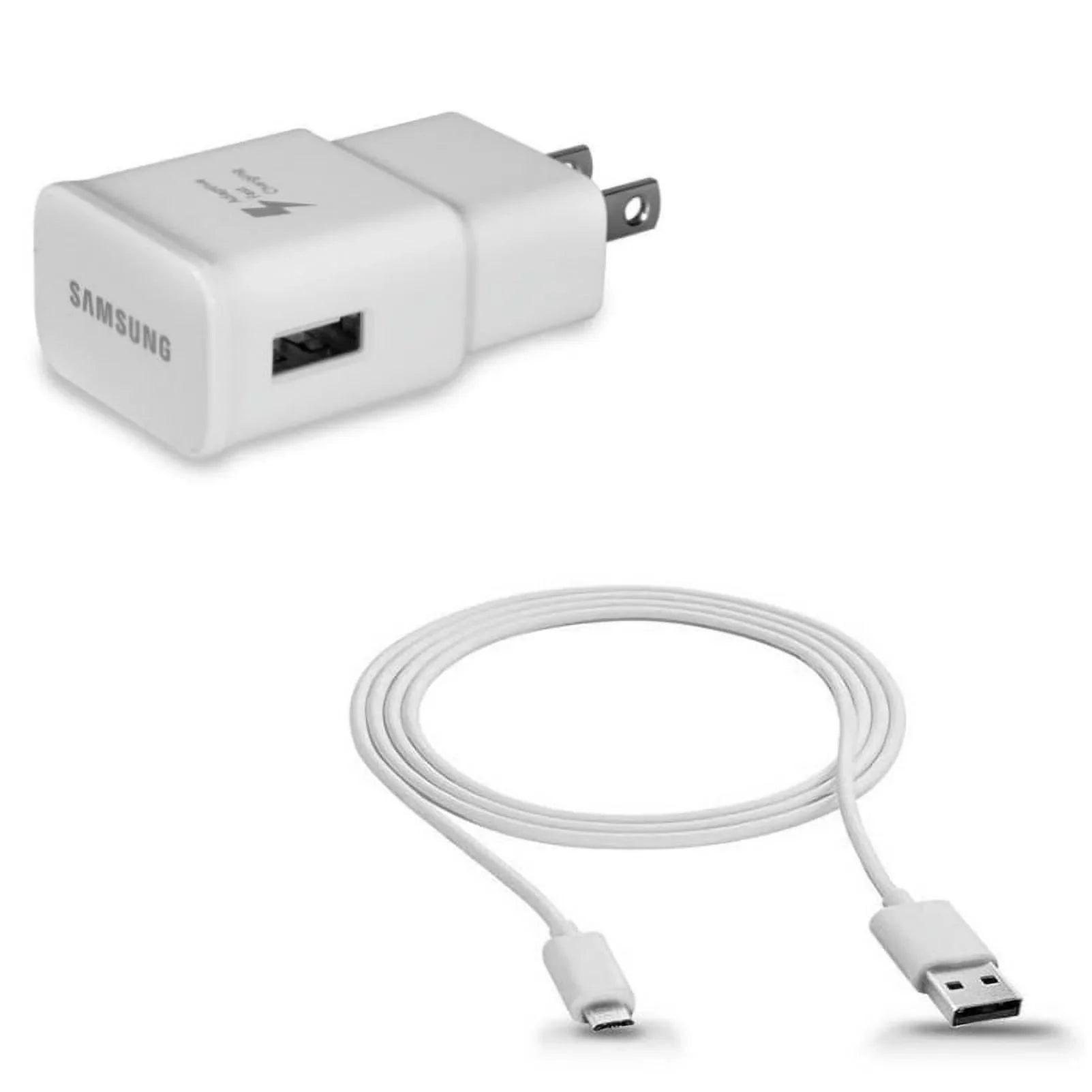 MicroUSB 10ft USB Cable w Adaptive Fast Home Charger R1Q for Coolpad Illumina, Defiant, REVVL Plus - Doro PhoneEasy 626, Doro 824 SmartEasy - HTC One M9 A9, Desire EYE 626s 626 612 610 555 530