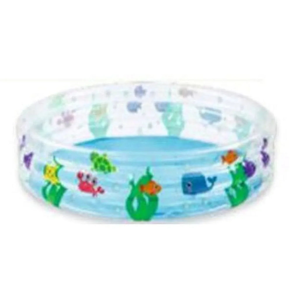 H2ogo! Deep Dive 3-Ring Clear Outdoor Pool for Children Age 2+