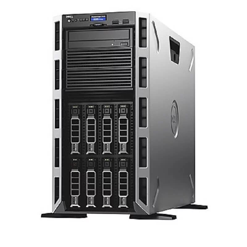 Used  PowerEdge T430 8 x 3.5" Hot Plug 2x E5-2630 V3 Eight Core 2.4Ghz 32GB 8x 600GB H730
