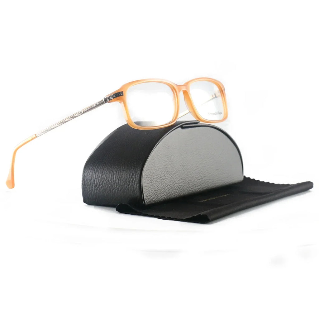 Ermenegildo Zegna Men or Womens Eyeglasses VZ3519 6DS Brown 53 17 135 Rectangle