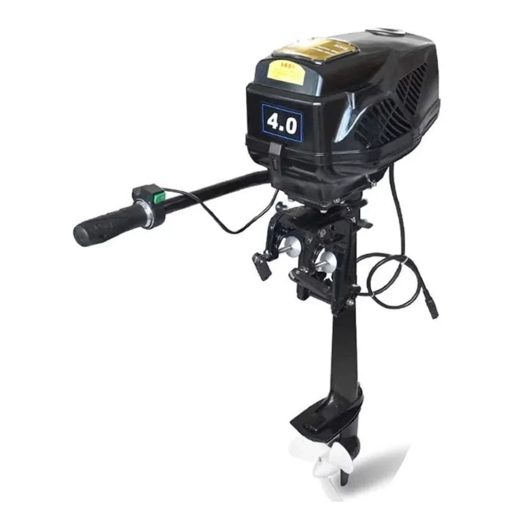 Techtongda 48V 4 Electric Outboard Trolling Motor Fishing Boat Engine Brushless Motor
